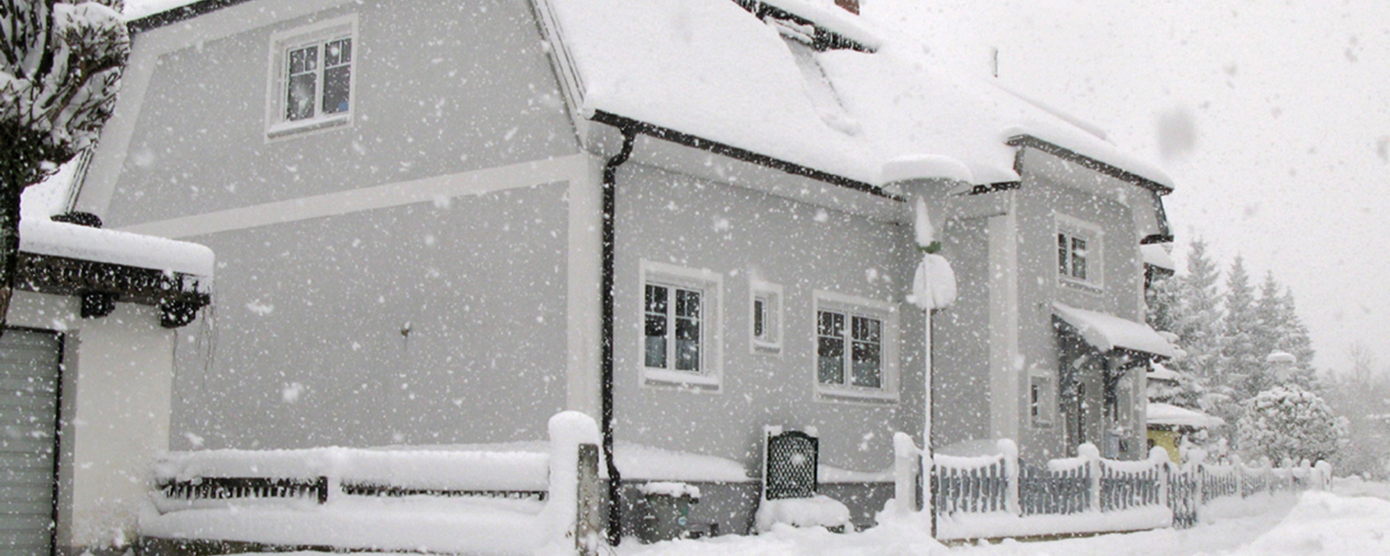 Haus Sieder im Winter